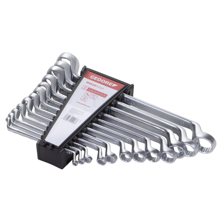 GEDORE-3300928 Gedore - Wrench: ring-set double-sided,bent