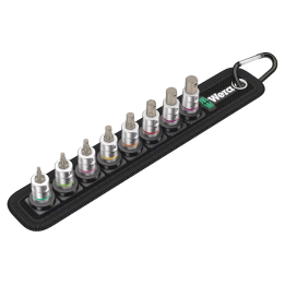 WERA.BELT/A2 Wera - Socket: hex key-bit-set 1/4"