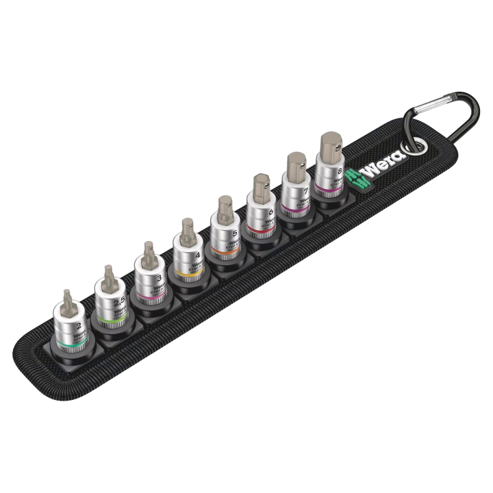 WERA.BELT/A2 Wera - Socket: hex key-bit-set 1/4"