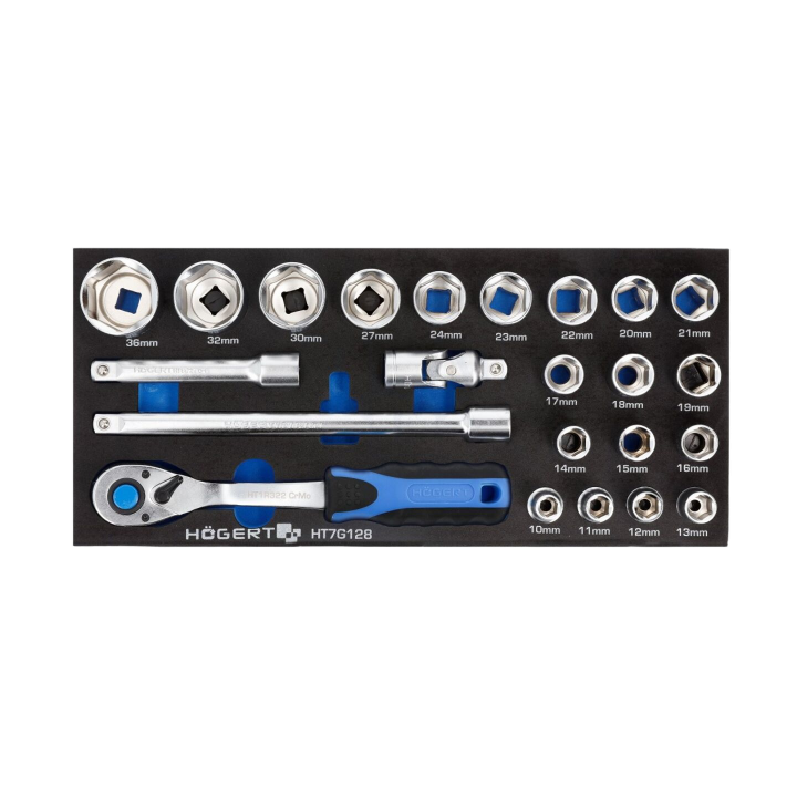 HT7G128 Högert Technik - Set di chiavi a tubo