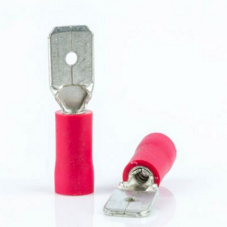 Capicorda Faston 4,8mm M. Rosso