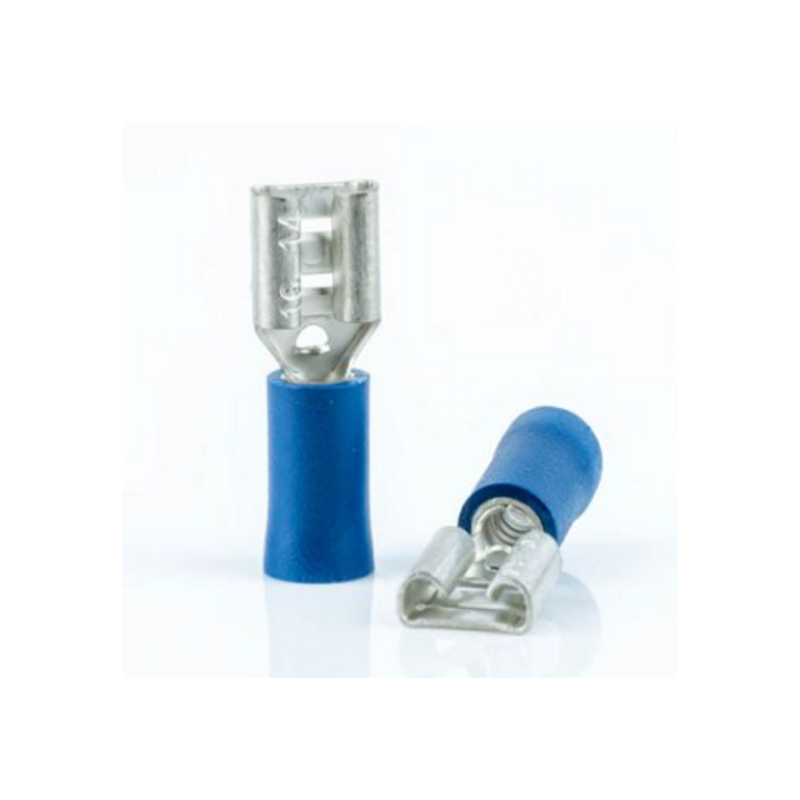 Capicorda Faston 4,8mm F. Blu