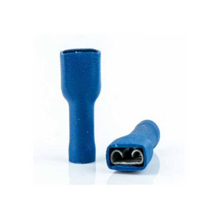 Capicorda Faston 6,3mm F. Blu