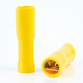 Capicorda Faston 6,3mm F. Giallo