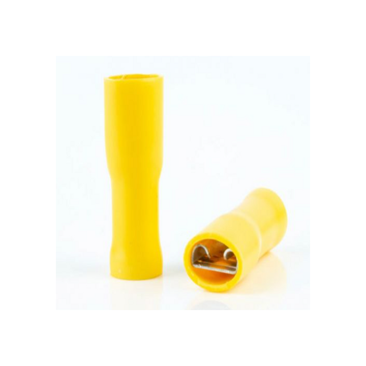 Capicorda Faston 6,3mm F. Giallo