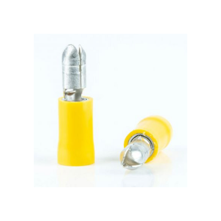 Capicorda Cilindrico 4mm M. Giallo