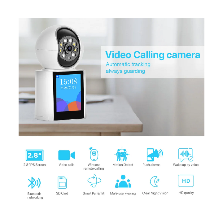 IPcamera da interno con Monitor