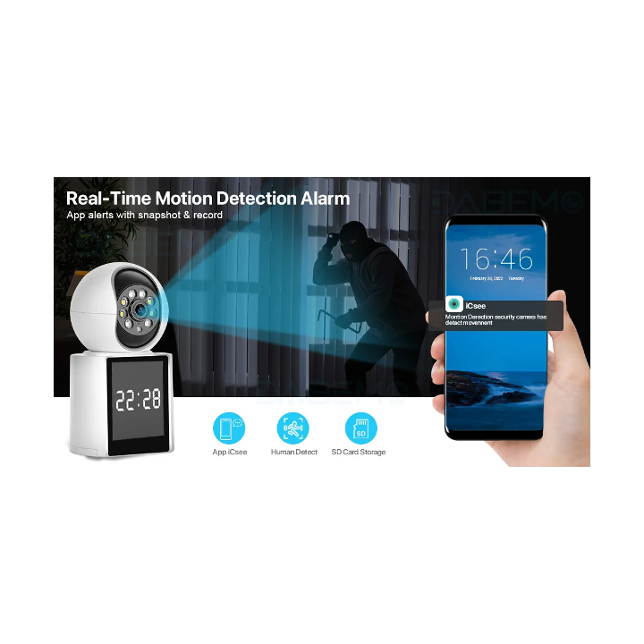 IPcamera da interno con Monitor