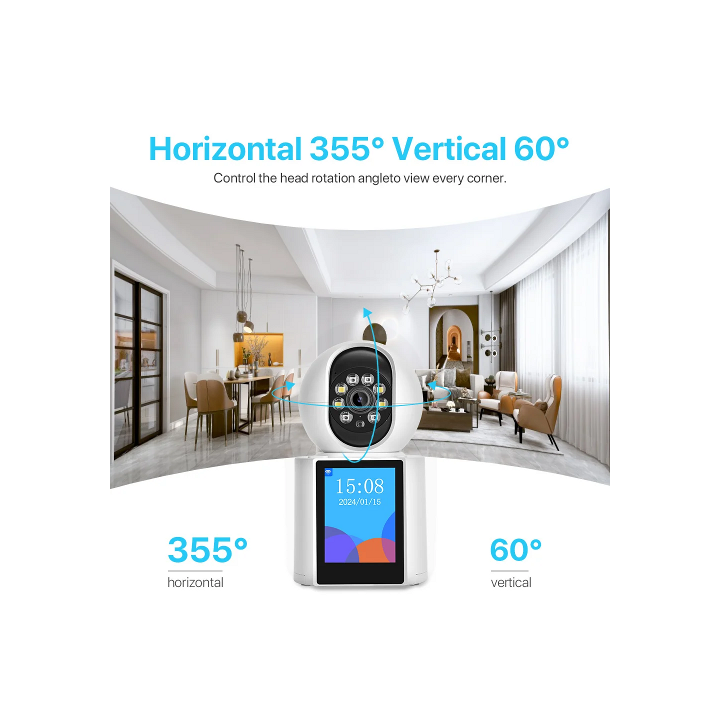 IPcamera da interno con Monitor