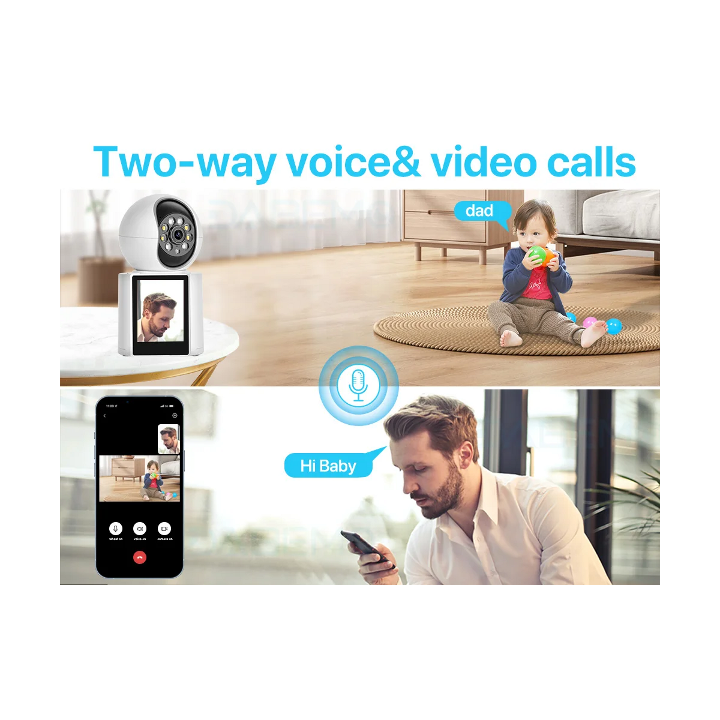 IPcamera da interno con Monitor