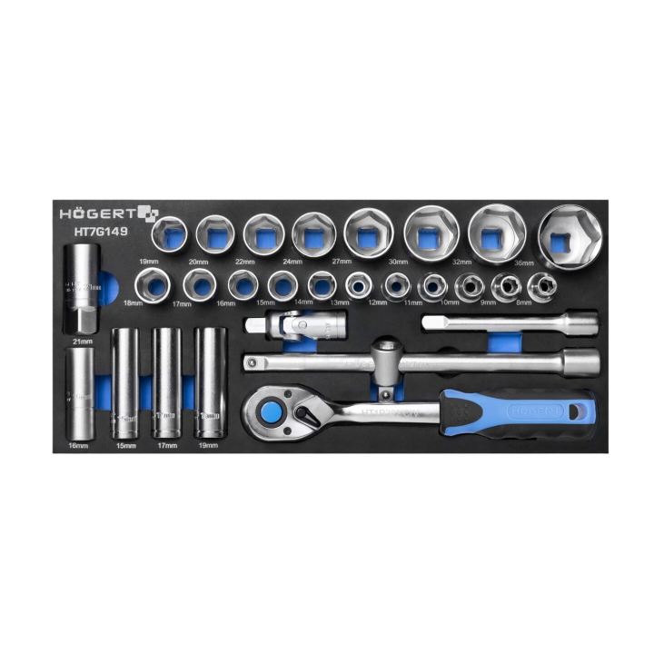 HT7G149 Högert Technik - Set di chiavi a tubo