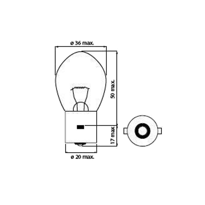 LAMPADA 48V 35W BA20d