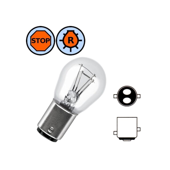 LAMPADA 24V 5W BAY15d