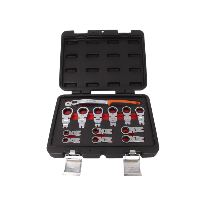 SA.42RM/S12 Bahco - Set di chiavi cricchetto,occhiello