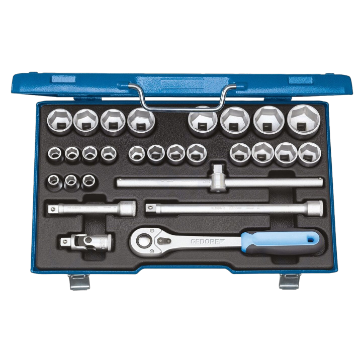GEDORE-2682869 Gedore - Set di chiavi 6-angoli,cricchetto...