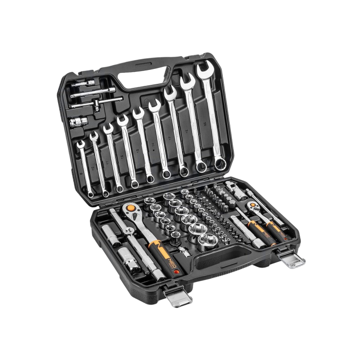 NEO-10-058 Neo Tools - Set di chiavi 6-angoli,a tubo