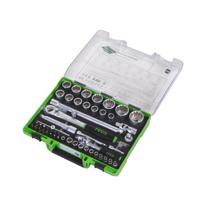 RECA-0700-023-050 Reca - Socket-set 6-angles,SPLINE,Torx®