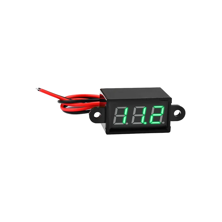 VOLTMETRO 3-30VDC IMPERMIABILE VERDE