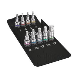WERA.05004201001 Wera - Socket: hex key-bit-set Chrom-van...