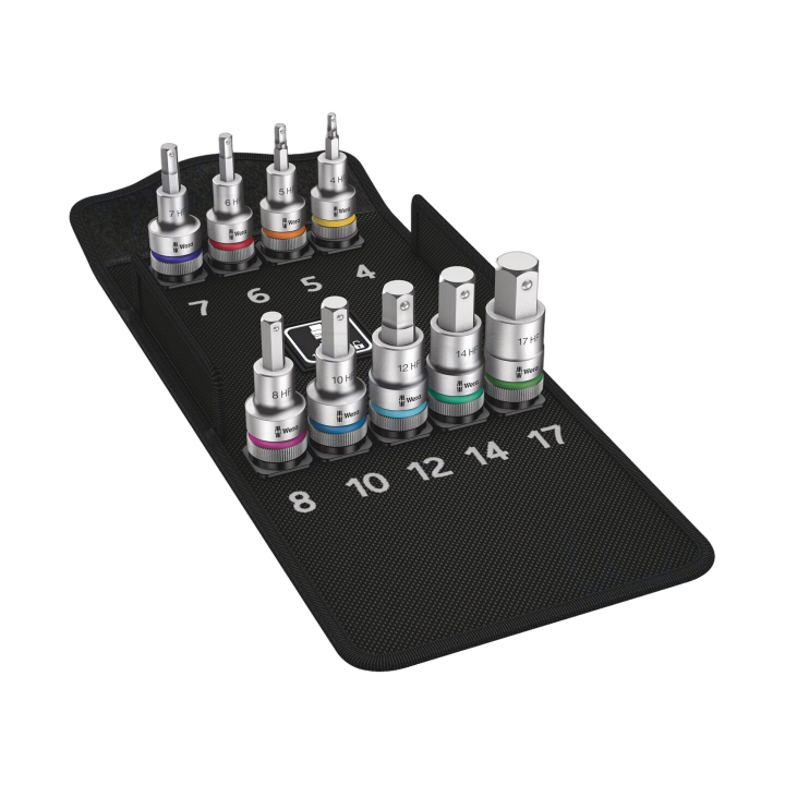 WERA.05004201001 Wera - Socket: hex key-bit-set Chrom-van...