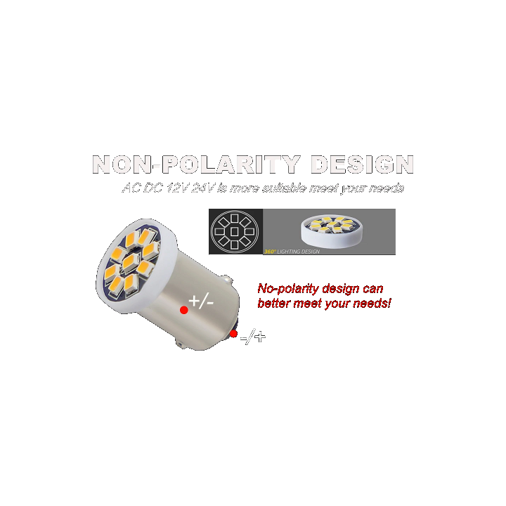 LAMPADA BA9s 12-24Vac-dc LED