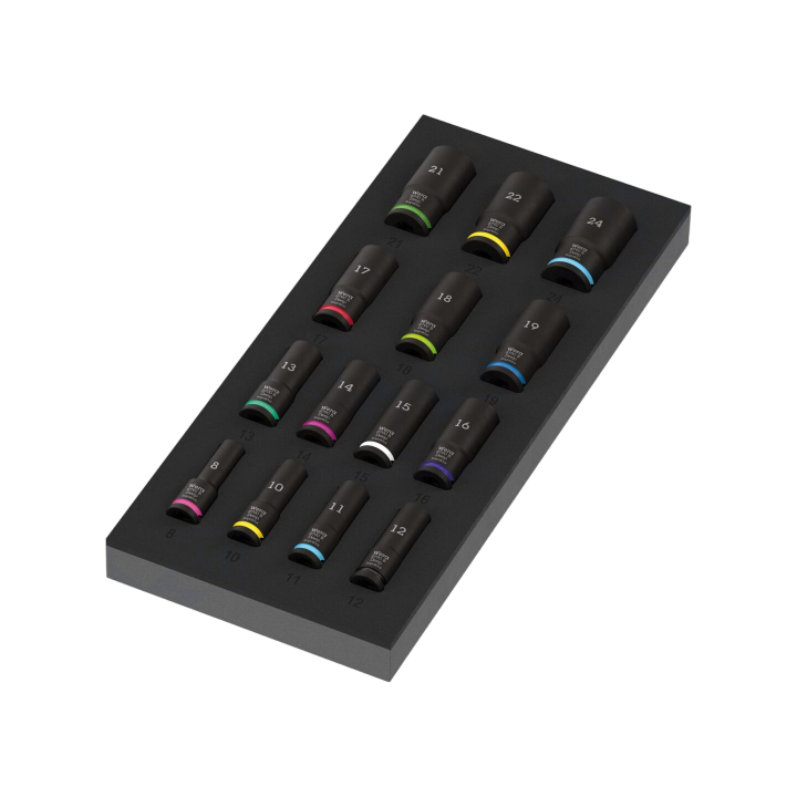 WERA-05150118001 Wera - Wrench: socket spanner-set 6-angles