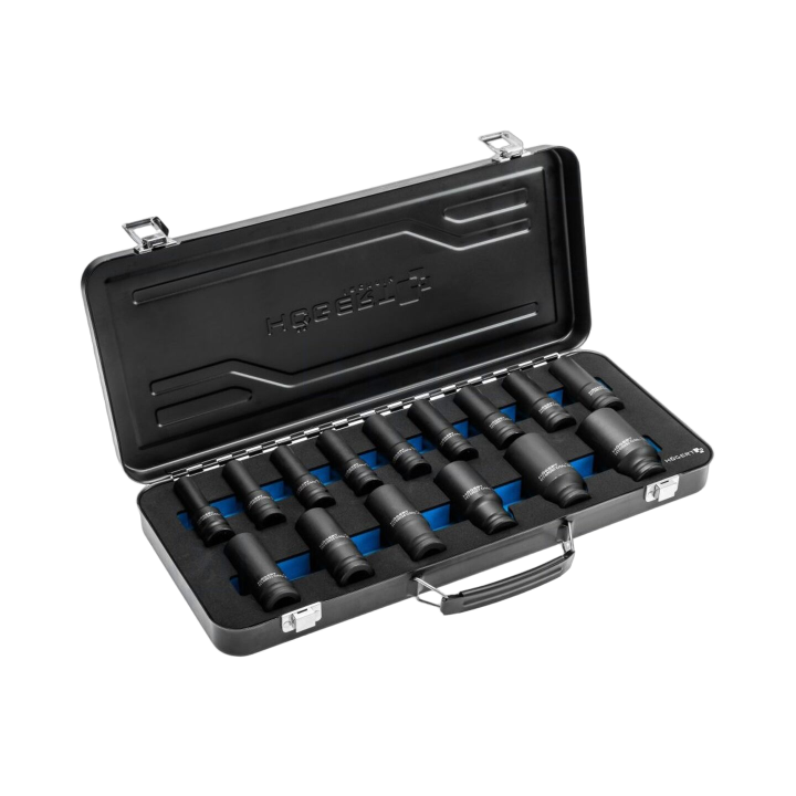 HT4R049 Högert Technik - Socket: 6-angles-set 1/2"
