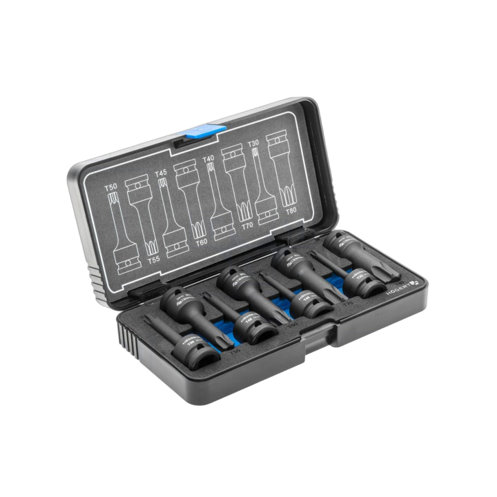 HT6R002 Högert Technik - Socket: Torx®-bit-set impact
