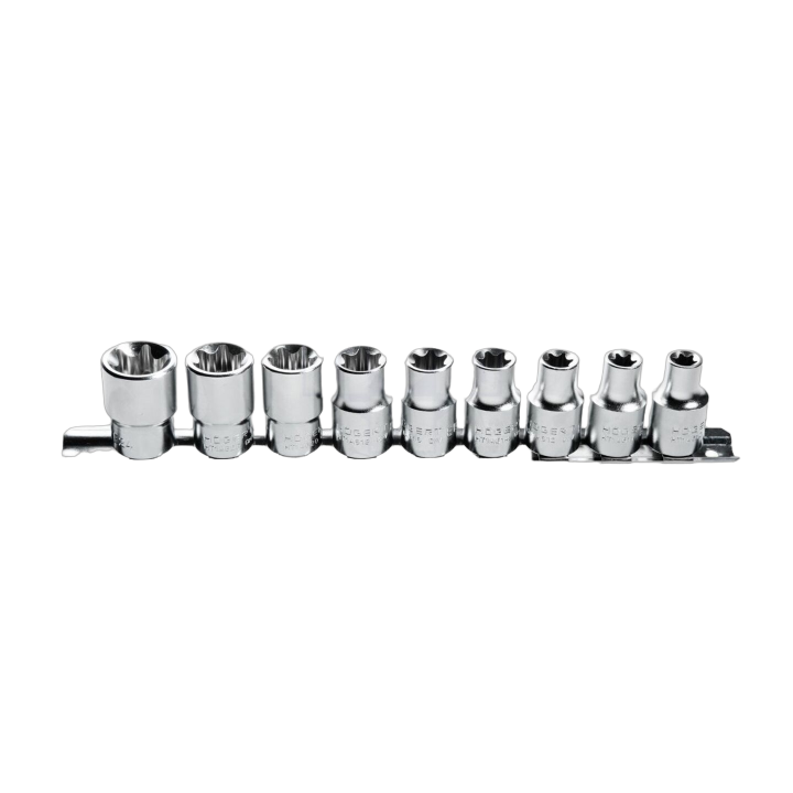 HT1A880 Högert Technik - Socket: Torx®-set 1/2"