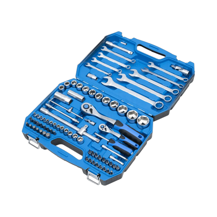 HT1R425 Högert Technik - Set di chiavi 6-angoli,a tubo,co...