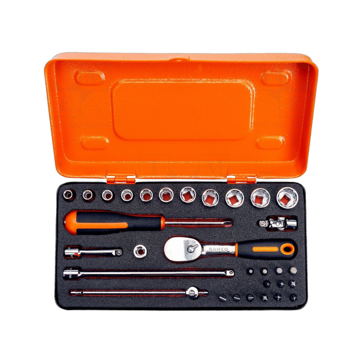 SA.6730MBP Bahco - Set di chiavi 12-angoli,a tubo