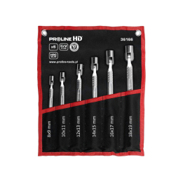 PRE-36166 Proline - Set di chiavi a tubo,con giunto