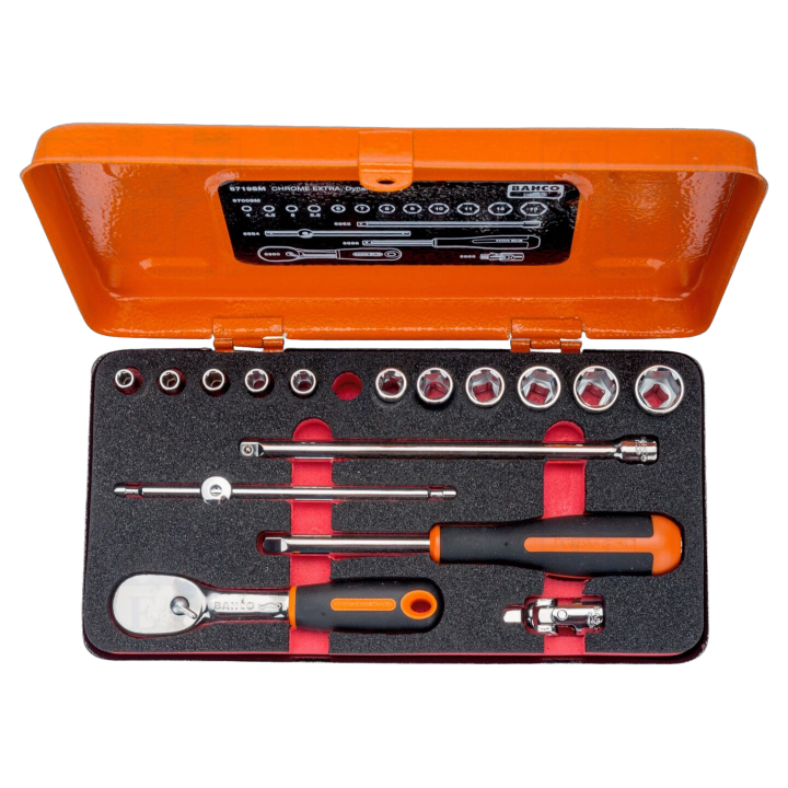 SA.6719SM Bahco - Set di chiavi 6-angoli,a tubo