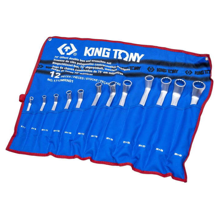KT-1712MRN01 King Tony - Set di chiavi occhiello,inclinato