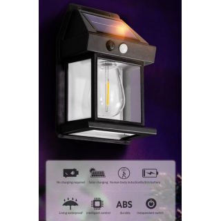 Lampada a parete - sensore movimento notte