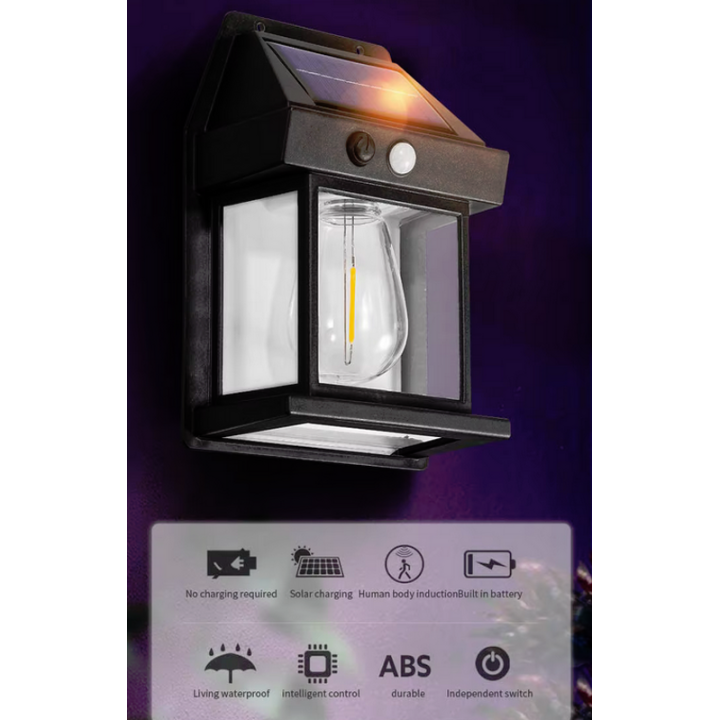 Lampada a parete - sensore movimento notte