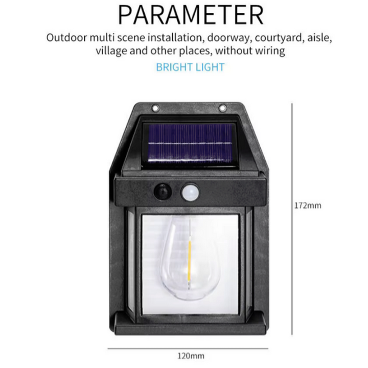 Lampada a parete - sensore movimento notte