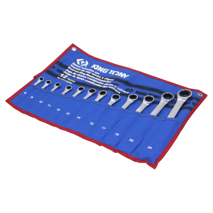 KT-12112MRN King Tony - Chiave: chiave combinata-set cric...