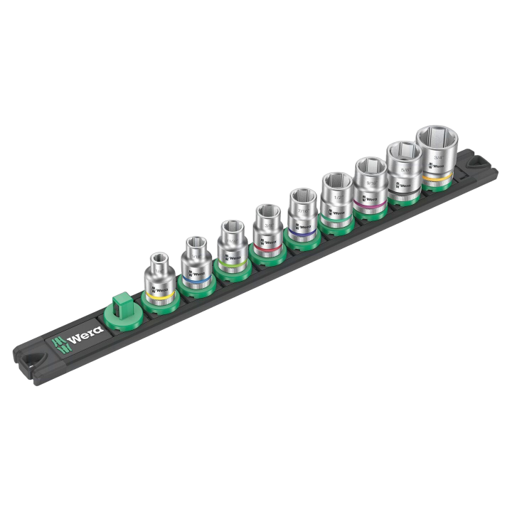 WERA.05005450001 Wera - Socket: 6-angles-set inch,socket...