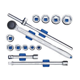 GEDORE-2752727 Gedore - Set di chiavi 6-angoli,cricchetto...