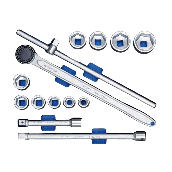 GEDORE-2752727 Gedore - Set di chiavi 6-angoli,cricchetto...