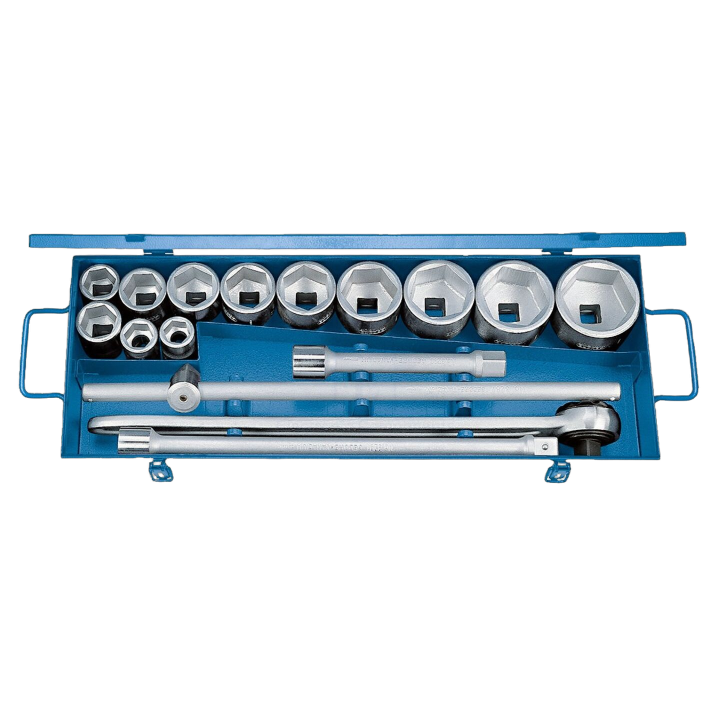 GEDORE-6281230 Gedore - Set di chiavi 12-angoli,cricchett...