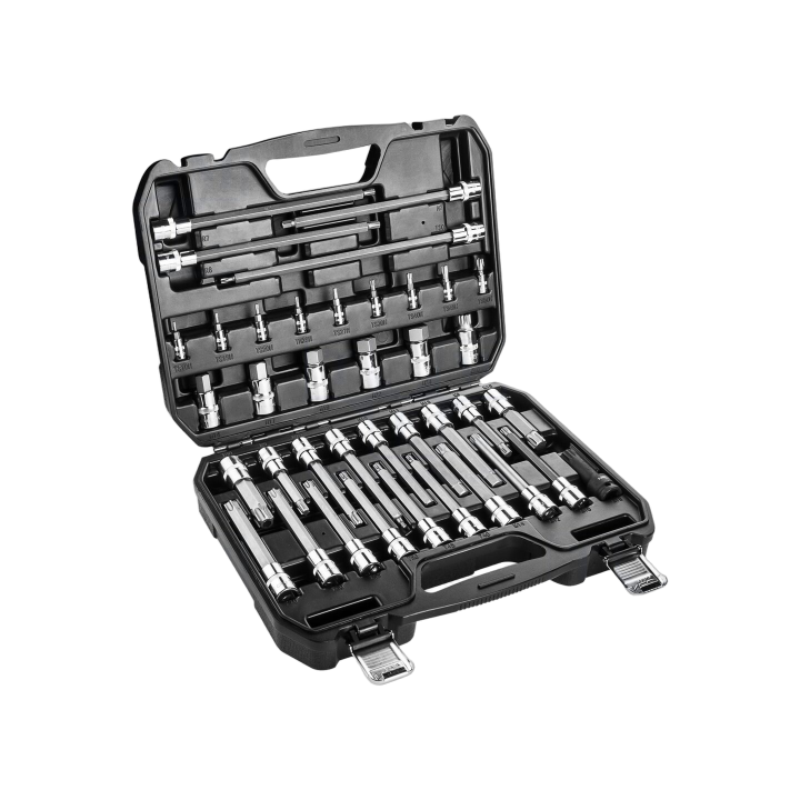 NEO-08-710 Neo Tools - Set di chiavi Hex-Plus,RIBE,SPLINE...