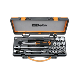 BE910A/C16 Beta - Wrench: socket spanner-set 6-angles,soc...