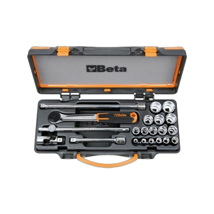 BE910A/C16 Beta - Wrench: socket spanner-set 6-angles,soc...
