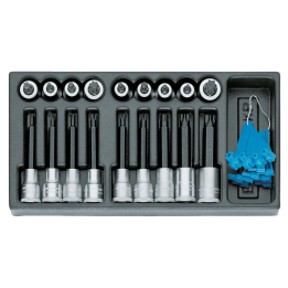 GEDORE-1402226 Gedore - Socket: Torx®-bit-set 1/2"