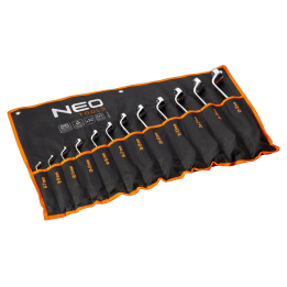 NEO-09-952 Neo Tools - Wrench: socket spanner-set box,bent