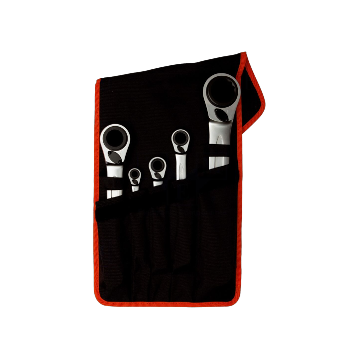 SA.S4RM/5T Bahco - Set di chiavi cricchetto,occhiello