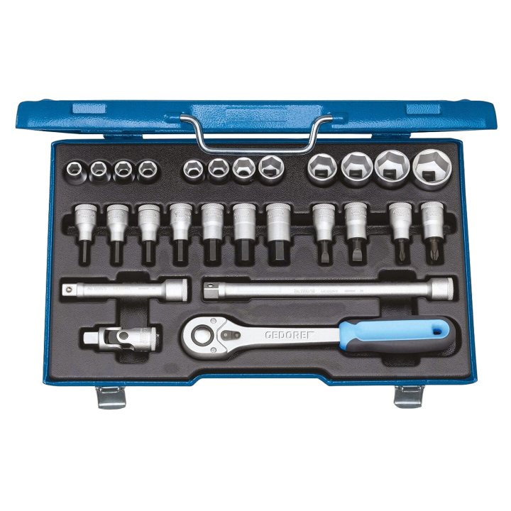 GEDORE-6139750 Gedore - Set di chiavi 6-angoli,cricchetto...
