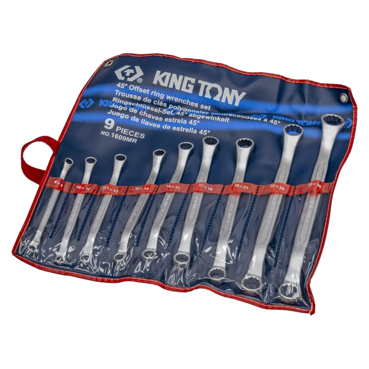 KT-1609MR King Tony - Set di chiavi occhiello,inclinato